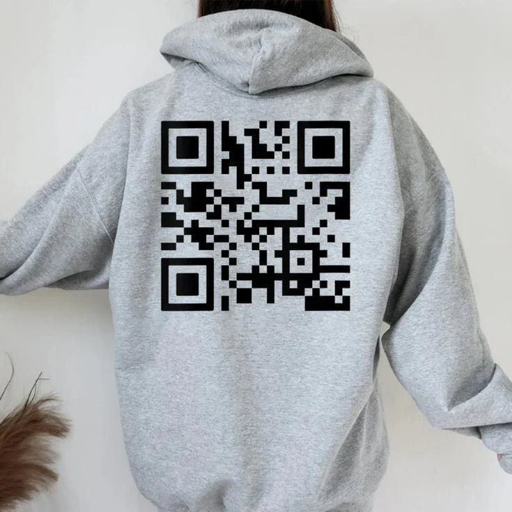 F**k You - QR Code Hoodie (Unisex) Viral fashion