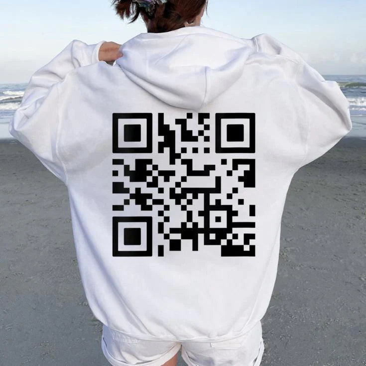 F**k You - QR Code Hoodie (Unisex) Viral fashion